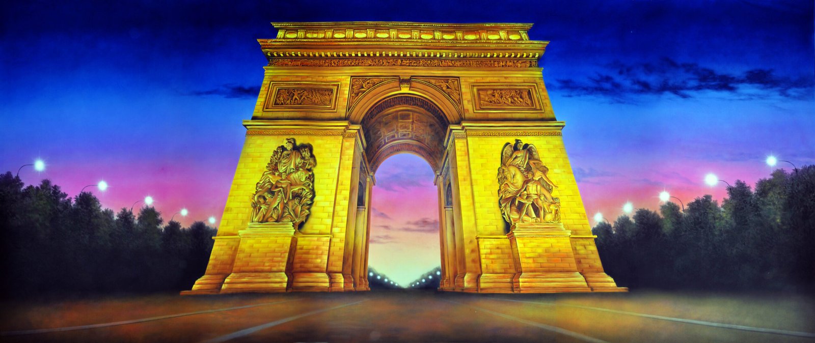 Arc De Triomphe Backdrop