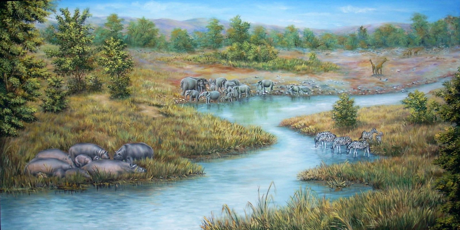Coordinated Scenic Multi-Panel Set 2