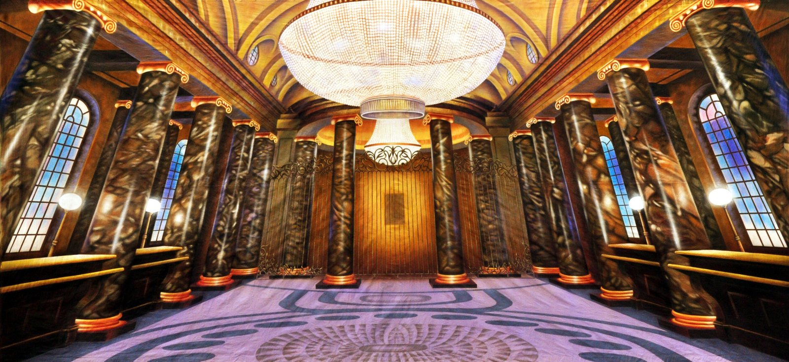 Bank Interior Backdrop