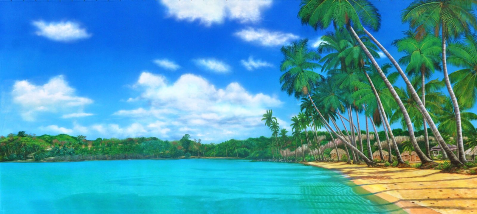 Caribbean Cove Backdrop