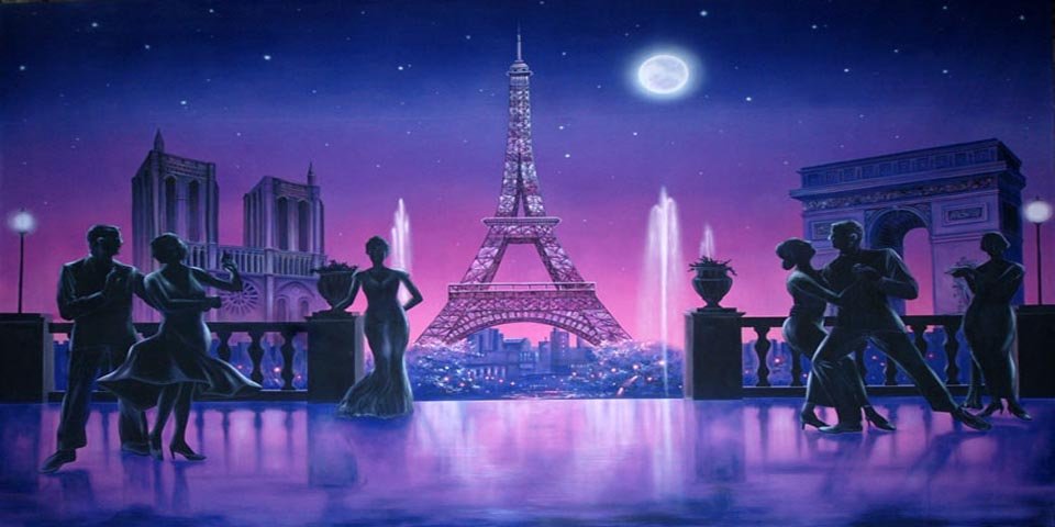 Dance Choreography Stage Backdrop 2