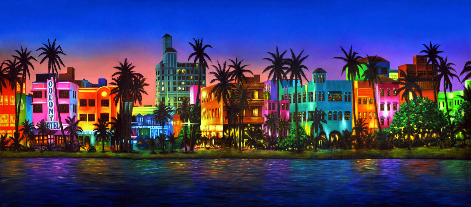 Light of South Beach Backdrop
