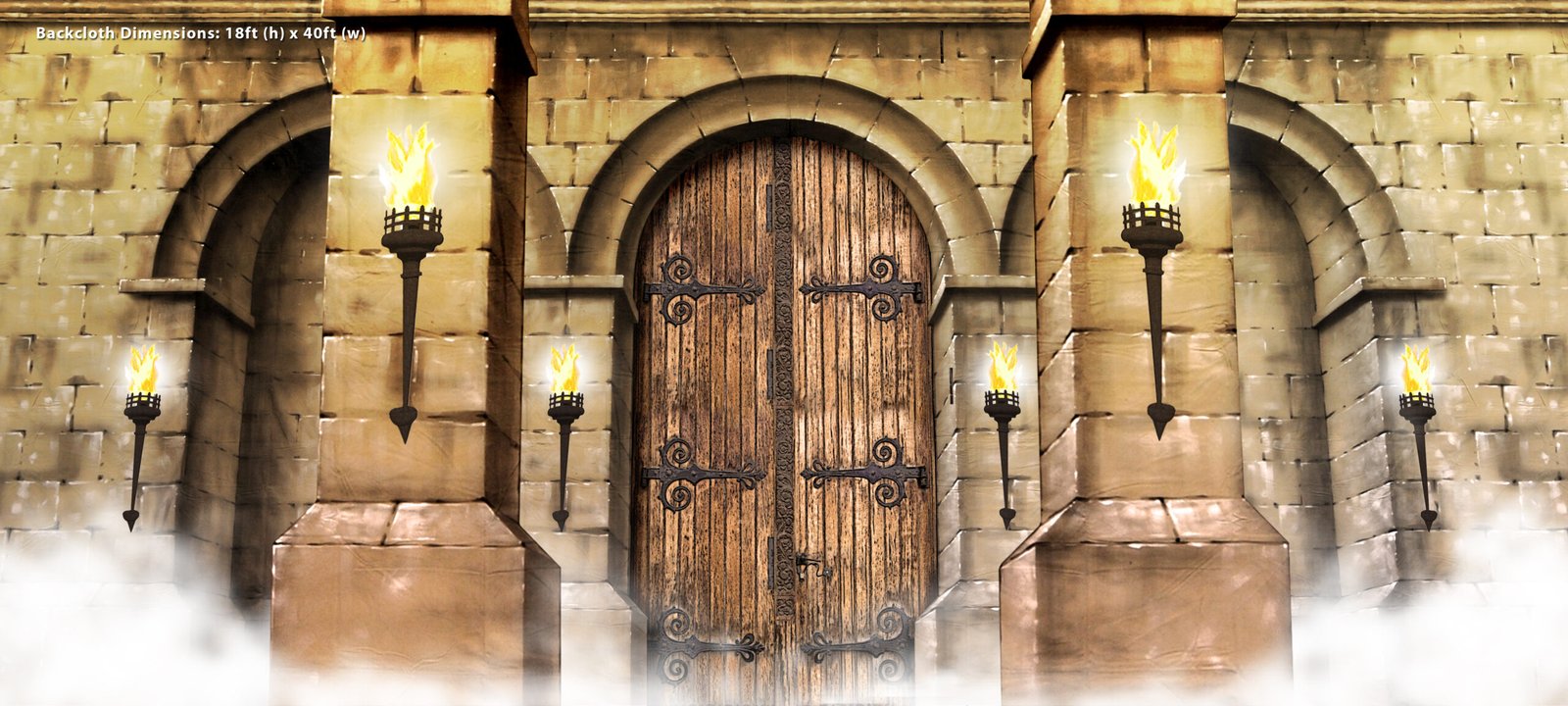 Giants Castle Gates Backdrop